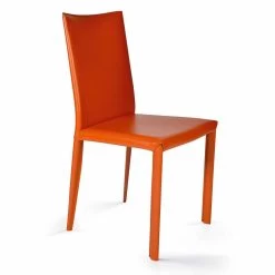 Silla De Comedor De Diseño Moderno, H88,5cm, África, Hecho En Italia