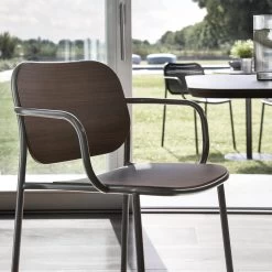 Silla De Comedor En Madera Y Metal Made In Italy 2 Piezas - Saffia -Tienda De Decoración sedia sala da pranzo in legno e metallo made in italy 2 pezzi saffia 4