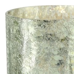 SET 2 PORTAVELAS ELEA VIDRIO -Tienda De Decoración set 2 portavelas elea verde 2mod 8