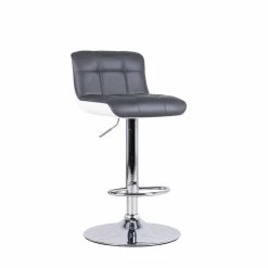 Set De 2 Taburetes Acolchados Con Altura Regulable Ida -Tienda De Decoración set 2 sgabelli imbottiti di design regolabili in altezza ida 1