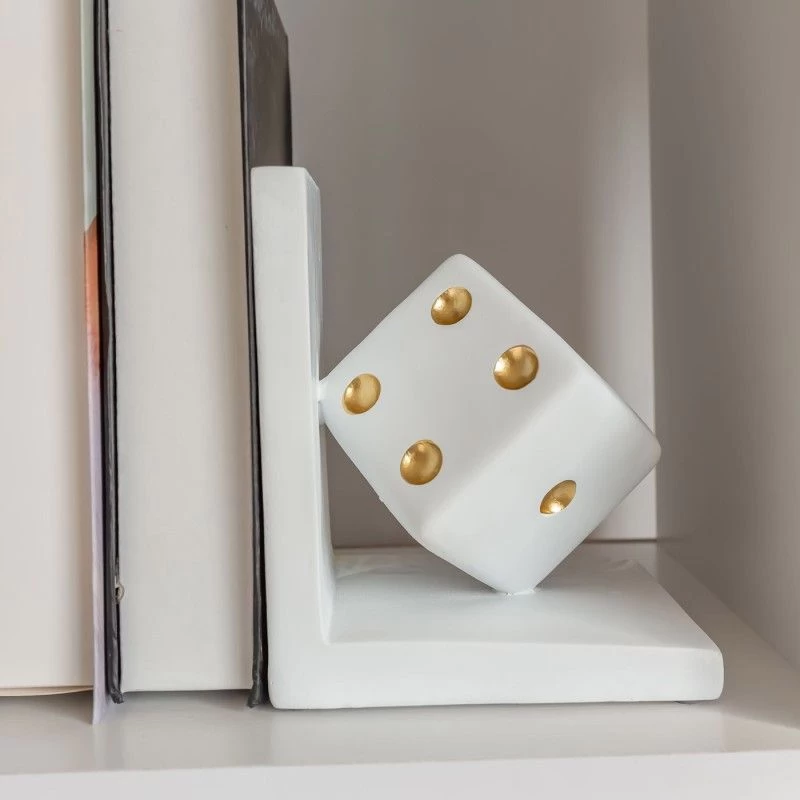 SET 2 SUJETALIBROS ADALET BLANCO 15CM 5 SET 2 SUJETALIBROS ADALET BLANCO 15CM - Imagen 3