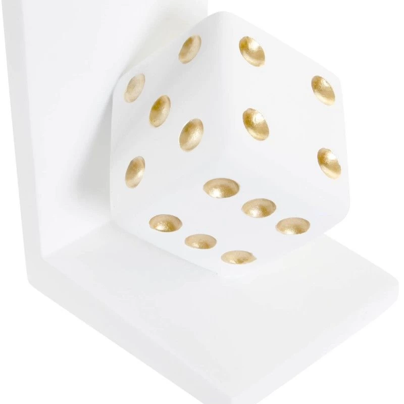 SET 2 SUJETALIBROS ADALET BLANCO 15CM 6 SET 2 SUJETALIBROS ADALET BLANCO 15CM - Imagen 4