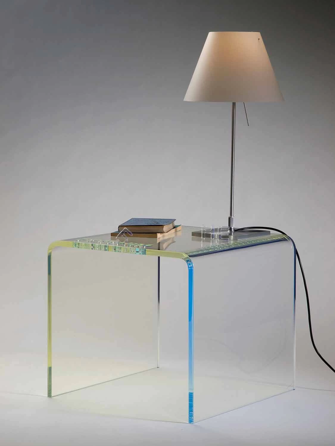 Juego De 2 Mesitas De Noche De Diseño Moderno En Metacrilato Made In Italy - Leielui 5 Juego De 2 Mesitas De Noche De Diseño Moderno En Metacrilato Made In Italy - Leielui - Imagen 3