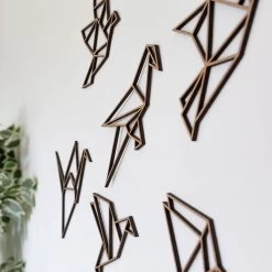 SET PÁJAROS CAPRI ORIGAMI -Tienda De Decoración set pajaros capri origami 3