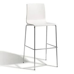 Taburete De Cocina En Acero Y Tecnopolímero Made In Italy 2 Piezas - Garland -Tienda De Decoración sgabell cucina in acciaio e tecnopolimero made in italy 2 pezzi ghirlanda