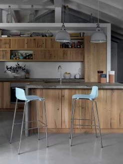 Taburete Alto De Metal Y Polipropileno Hecho En Italia, 2 Piezas - Christabel -Tienda De Decoración sgabello alto 2 pezzi in metallo e polipropilene made in italy christabel 9