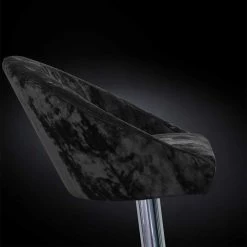 Taburete Alto De Terciopelo Y Acero Con Elevador Regulable Made In Italy - Bilbao -Tienda De Decoración sgabello alto in velluto e acciaio con alzata regolabile made in italy bilbao 3