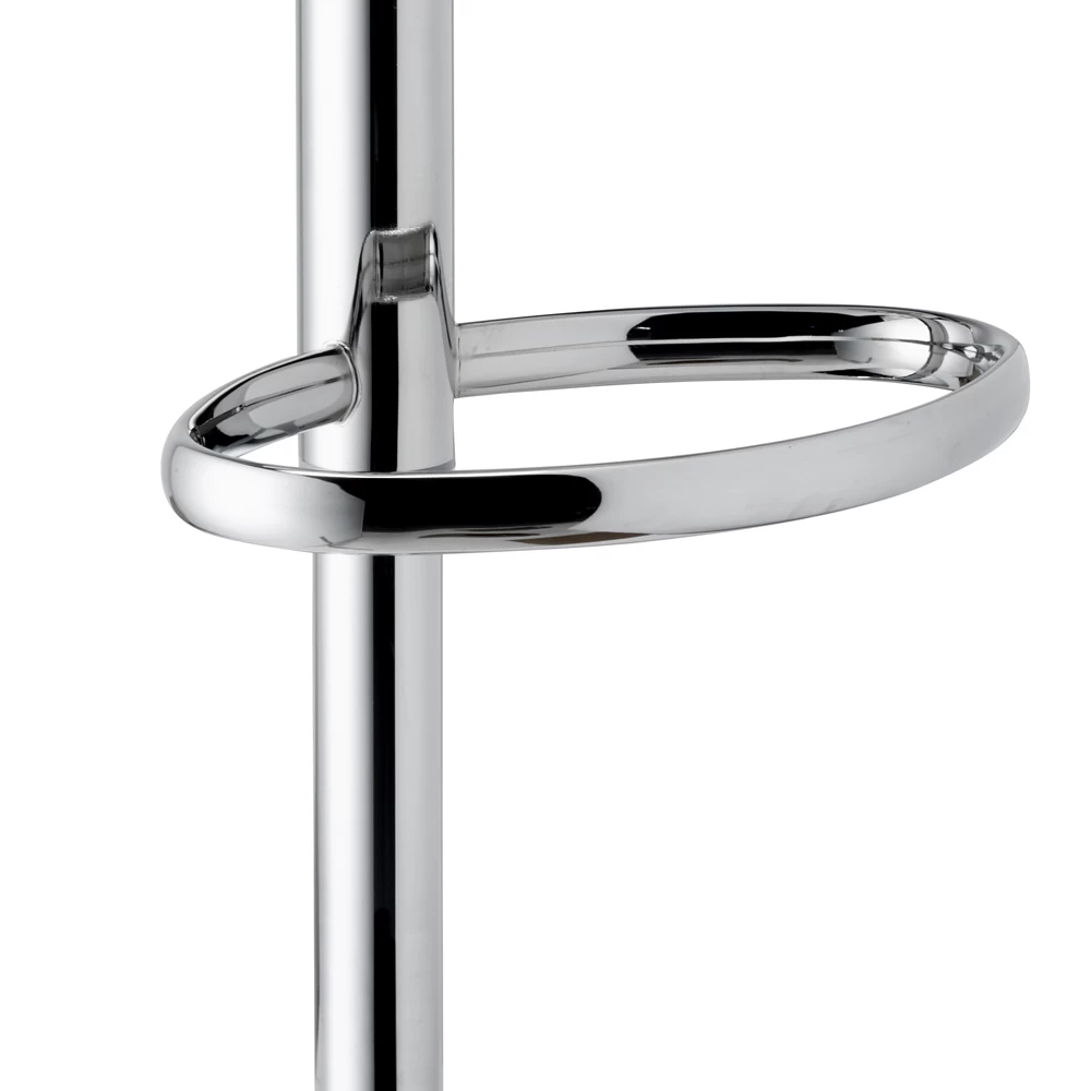 Taburete De Bar Giratorio En Policarbonato Y Acero Made In Italy - Fedora 5 Taburete De Bar Giratorio En Policarbonato Y Acero Made In Italy - Fedora - Imagen 3