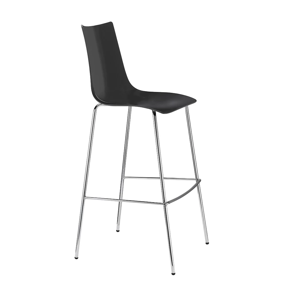 Taburete De Bar En Tecnopolímero Coloreado Made In Italy 2 Piezas - Fedora 3 Taburete De Bar En Tecnopolímero Coloreado Made In Italy 2 Piezas - Fedora