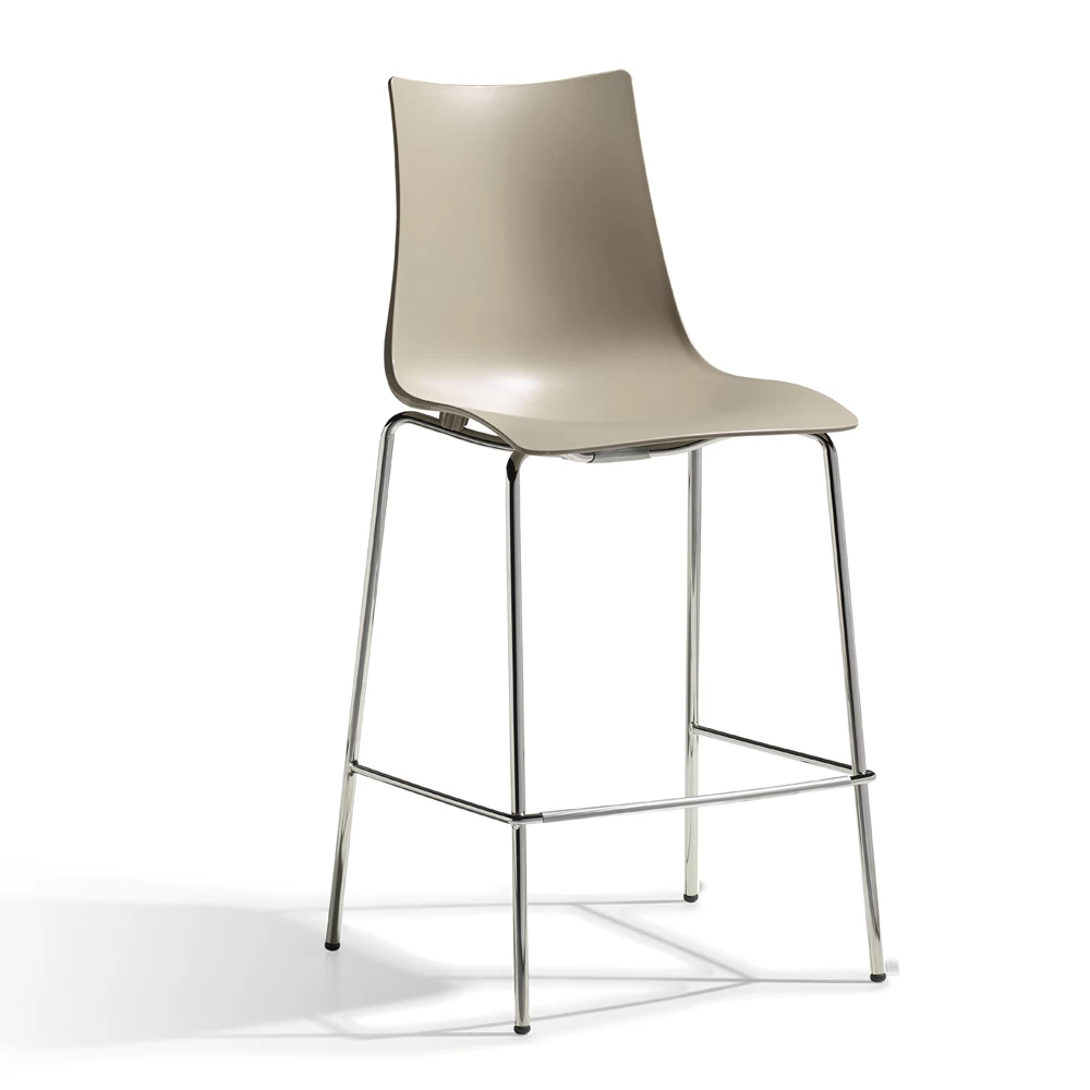 Taburete De Bar En Tecnopolímero Coloreado Made In Italy 2 Piezas - Fedora 5 Taburete De Bar En Tecnopolímero Coloreado Made In Italy 2 Piezas - Fedora - Imagen 3