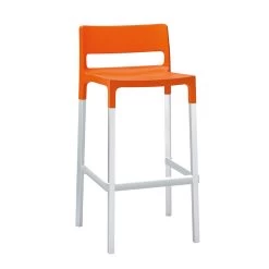 Taburete De Bar En Tecnopolímero Y Aluminio Made In Italy 4 Piezas - Tesauro -Tienda De Decoración sgabello bar in tecnopolimero e alluminio made in italy 4 pezzi tesauro 12