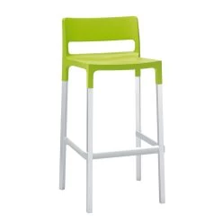 Taburete De Bar En Tecnopolímero Y Aluminio Made In Italy 4 Piezas - Tesauro -Tienda De Decoración sgabello bar in tecnopolimero e alluminio made in italy 4 pezzi tesauro 2