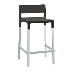 Taburete De Bar En Tecnopolímero Y Aluminio Made In Italy 4 Piezas - Tesauro -Tienda De Decoración sgabello bar in tecnopolimero e alluminio made in italy 4 pezzi tesauro 8