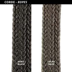 Taburete De Bar Para Exteriores En Acero Galvanizado Y Cuerda Made In Italy - Bronn -Tienda De Decoración sgabello bar outdoor in acciaio zincato e corda prodotto in italia bronn 6