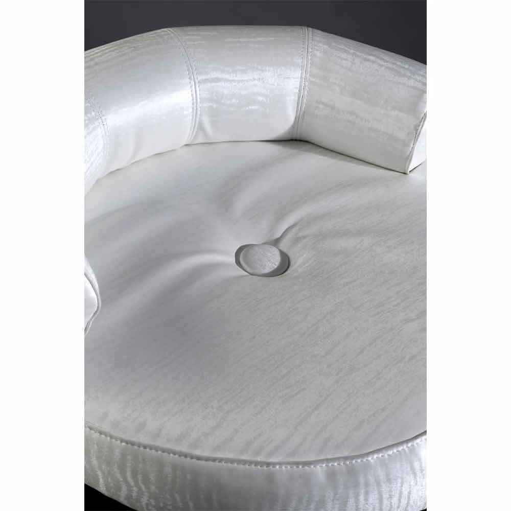 Taburete Con Estructura De Acero Y Asiento De Tela Made In Italy - Varsovia 4 Taburete Con Estructura De Acero Y Asiento De Tela Made In Italy - Varsovia - Imagen 2