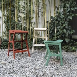 Taburete Con Estructura En Madera Maciza De Haya Made In Italy - Regensburg -Tienda De Decoración sgabello con struttura in legno di faggio massello made in italy ratisbona 11