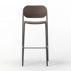 Taburete De Cocina En Madera De Roble Y Metal Made In Italy 2 Piezas - Saffia -Tienda De Decoración sgabello cucina in legno rovere e metallo made in italy 2 pezzi saffia 2