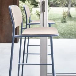 Taburete De Cocina En Madera De Roble Y Metal Made In Italy 2 Piezas - Saffia -Tienda De Decoración sgabello cucina in legno rovere e metallo made in italy 2 pezzi saffia 9