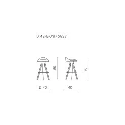 Taburete De Bar De Metal Pintado Y Asiento De Tela 2 Piezas - Colossa -Tienda De Decoración sgabello cucina in metallo verniciato e seduta in tessuto 2 pezzi colossa 6