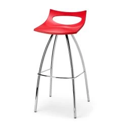 Taburete De Cocina En Tecnopolímero Y Acero Made In Italy 4 Piezas - Asturio -Tienda De Decoración sgabello cucina in tecnopolimero e acciaio made in italy 4 pezzi asturio 2