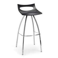 Taburete De Cocina En Tecnopolímero Y Acero Made In Italy 4 Piezas - Asturio -Tienda De Decoración sgabello cucina in tecnopolimero e acciaio made in italy 4 pezzi asturio 4