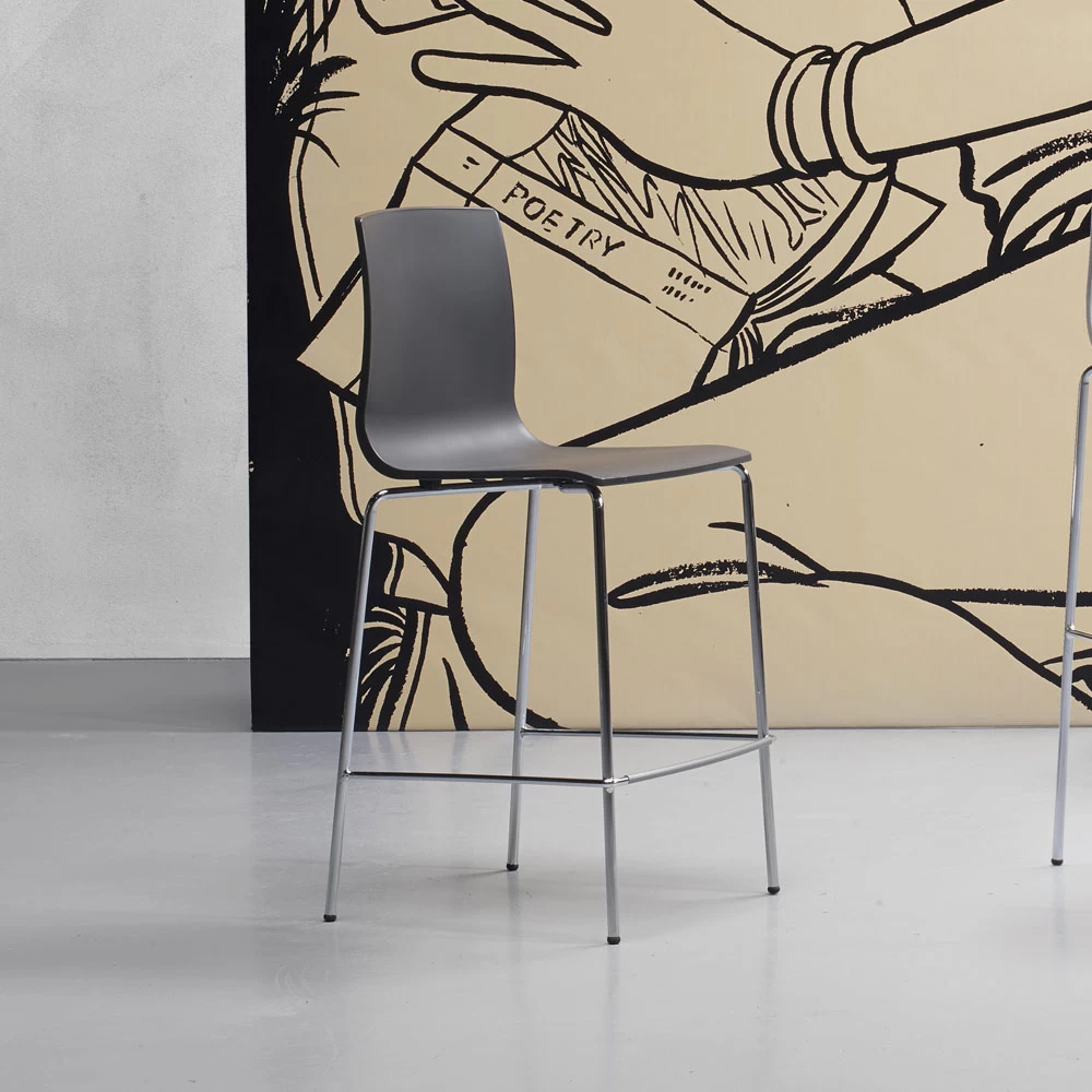 Taburete De Cocina En Tecnopolímero Made In Italy, 2 Piezas - Garland 7 Taburete De Cocina En Tecnopolímero Made In Italy, 2 Piezas - Garland - Imagen 5