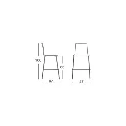 Taburete De Cocina En Tecnopolímero Made In Italy, 2 Piezas - Garland 15 Taburete De Cocina En Tecnopolímero Made In Italy, 2 Piezas - Garland -Tienda De Decoración sgabello da cucina in tecnopolimero made in italy 2 pezzi ghirlanda 6