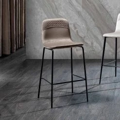 Taburete De Cocina En Terciopelo De Colores De Diseño Moderno Y Elegante - Bizet -Tienda De Decoración sgabello da cucina in velluto colorato design moderno e elegante bizet 7