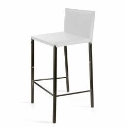 Taburete De Diseño Moderno Con Respaldo Alwyn H 86 Cm, Fabricado En Italia -Tienda De Decoración sgabello design moderno con schienale h 86 cm alwyn fatto in italia 14