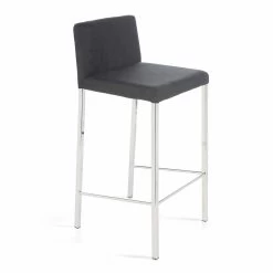 Taburete De Diseño Moderno Con Respaldo Alwyn H 86 Cm, Fabricado En Italia -Tienda De Decoración sgabello design moderno con schienale h 86 cm alwyn fatto in italia 3