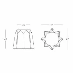 Taburete En Forma De Pandoro Coloreado De Diseño Moderno De Slide - Pandoro -Tienda De Decoración sgabello di design moderno colorato a forma di pandoro by slide pandoro 13