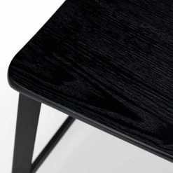 Taburete De Diseño Moderno Elmas H 97 Cm, Fabricado En Madera Y Metal. -Tienda De Decoración sgabello di moderno design in legno e metallo elmas 2