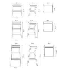 Taburete De Haya Maciza Con Asiento En Tela Made In Italy - Regensburg -Tienda De Decoración sgabello in faggio massello con seduta in tessuto made in italy ratisbona 8