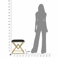 Taburete Cuadrado De Diseño Moderno En Hierro Y Tela - Jelly -Tienda De Decoración sgabello quadrato di design moderno in ferro e tessuto jelly 6