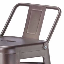 Taburete De Estilo Industrial, Completamente En Metal - Giuditta -Tienda De Decoración sgabello stile industriale completamente in metallo giuditta 4