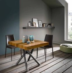 Mesa De Centro Transformadora De Diseño En Madera Made In Italy - Vincenzo -Tienda De Decoración tavolino da caffe di design trasformabile in legno made in italy vincenzo 7