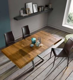 Mesa De Centro Transformadora De Diseño En Madera Made In Italy - Vincenzo -Tienda De Decoración tavolino da caffe di design trasformabile in legno made in italy vincenzo 8