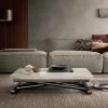 Mesa De Centro Moderna Transformadora En Madera Y Metal Made In Italy - Gabri -Tienda De Decoración tavolino da caffe trasformabile moderno in legno e metallo made in italy gabri 11