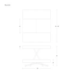 Mesa De Centro Transformable Moderna En Madera Made In Italy - Martis -Tienda De Decoración tavolino moderno da salotto trasformabile in legno made in italy martis 11