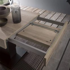 Mesa De Centro Transformable En Mesa De Comedor De Madera Made In Italy - Polar -Tienda De Decoración tavolino trasformabile in tavolo da pranzo in legno made in italy polar 2