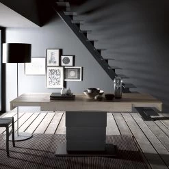 Mesa De Centro Transformable En Mesa De Comedor De Madera Made In Italy - Polar -Tienda De Decoración tavolino trasformabile in tavolo da pranzo in legno made in italy polar 3