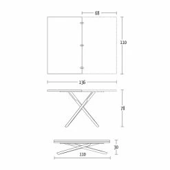 Mesa De Centro Transformable Con Tapa De Madera Y Base De Metal Made In Italy - Melocotón 27 Mesa De Centro Transformable Con Tapa De Madera Y Base De Metal Made In Italy - Melocotón -Tienda De Decoración tavolino trasformabile in tavolo da pranzo piano in legno e base metallo pesco 18