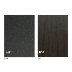 Mesa De Centro Moderna Transformable En Metal Grafito Y Tapa De Madera - Sistocle -Tienda De Decoración tavolino trasformabile moderno metallo grafite e piano in legno sistocle 10