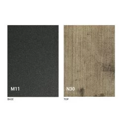 Mesa De Centro Moderna Transformable En Metal Grafito Y Tapa De Madera - Sistocle -Tienda De Decoración tavolino trasformabile moderno metallo grafite e piano in legno sistocle 4