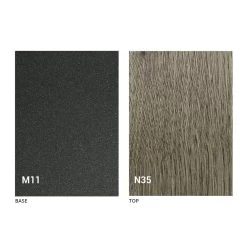 Mesa De Centro Moderna Transformable En Metal Grafito Y Tapa De Madera - Sistocle -Tienda De Decoración tavolino trasformabile moderno metallo grafite e piano in legno sistocle 8