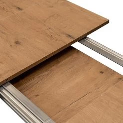 Mesa Extensible Hasta 210 Cm En Melamina Y Madera Maciza Made In Italy - Gustavo -Tienda De Decoración tavolo allungabile a 210 cm in nobilitato e massello made in italy gustavo 5