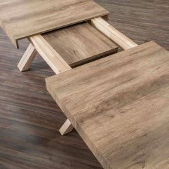 Mesa Extensible Con Tapa De Madera Laminada - Atessa -Tienda De Decoración tavolo allungabile con piano in legno nobilitato atessa 2