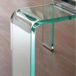 Mesa De Comedor Extensible Lord Moderna, Con Tapa De Cristal Templado -Tienda De Decoración tavolo allungabile con piano in vetro temperato lord 4