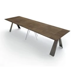 Mesa Consola Extensible Hasta 325 Cm En Laminado Hecho En Italia - Dalmata -Tienda De Decoración tavolo consolle allungabile fino a 325 cm in laminato made in italy dalmata 7