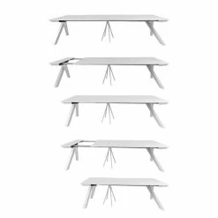Mesa Consola Extensible Hasta 325 Cm En Melamina Hecho En Italia - Settimmio -Tienda De Decoración tavolo consolle allungabile fino a 325 cm in melaminico made in italy settimmio 1